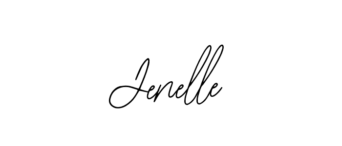 Design your own signature with our free online signature maker. With this signature software, you can create a handwritten (Bearetta-2O07w) signature for name Jenelle. Jenelle signature style 12 images and pictures png