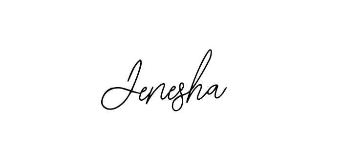 Also You can easily find your signature by using the search form. We will create Jenesha name handwritten signature images for you free of cost using Bearetta-2O07w sign style. Jenesha signature style 12 images and pictures png