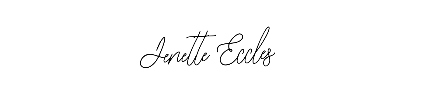 if you are searching for the best signature style for your name Jenette Eccles. so please give up your signature search. here we have designed multiple signature styles  using Bearetta-2O07w. Jenette Eccles signature style 12 images and pictures png