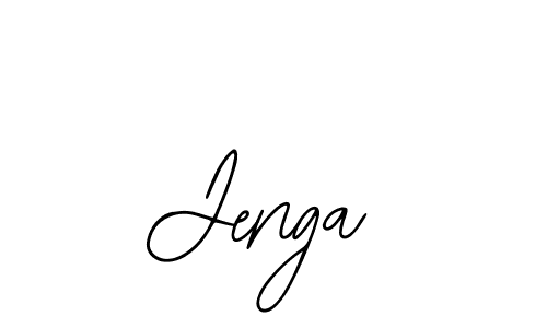 Design your own signature with our free online signature maker. With this signature software, you can create a handwritten (Bearetta-2O07w) signature for name Jenga. Jenga signature style 12 images and pictures png
