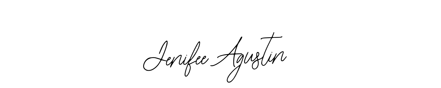 How to make Jenifee Agustin signature? Bearetta-2O07w is a professional autograph style. Create handwritten signature for Jenifee Agustin name. Jenifee Agustin signature style 12 images and pictures png