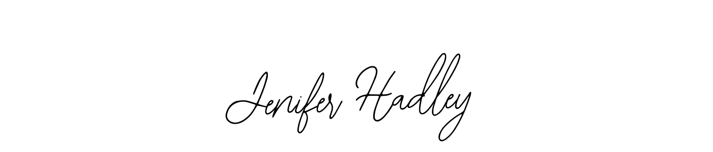 Also You can easily find your signature by using the search form. We will create Jenifer Hadley name handwritten signature images for you free of cost using Bearetta-2O07w sign style. Jenifer Hadley signature style 12 images and pictures png