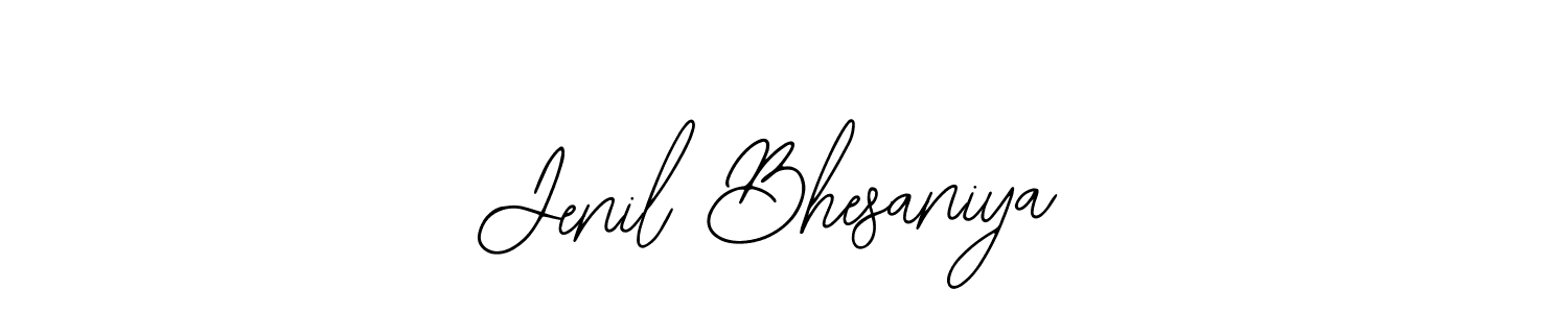 Also You can easily find your signature by using the search form. We will create Jenil Bhesaniya name handwritten signature images for you free of cost using Bearetta-2O07w sign style. Jenil Bhesaniya signature style 12 images and pictures png