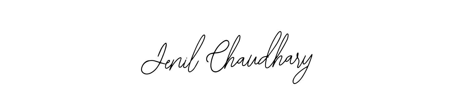 It looks lik you need a new signature style for name Jenil Chaudhary. Design unique handwritten (Bearetta-2O07w) signature with our free signature maker in just a few clicks. Jenil Chaudhary signature style 12 images and pictures png