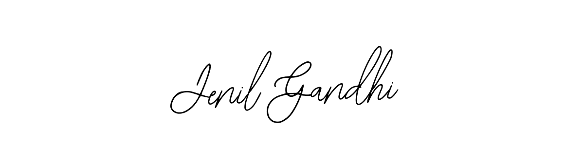 Make a beautiful signature design for name Jenil Gandhi. With this signature (Bearetta-2O07w) style, you can create a handwritten signature for free. Jenil Gandhi signature style 12 images and pictures png