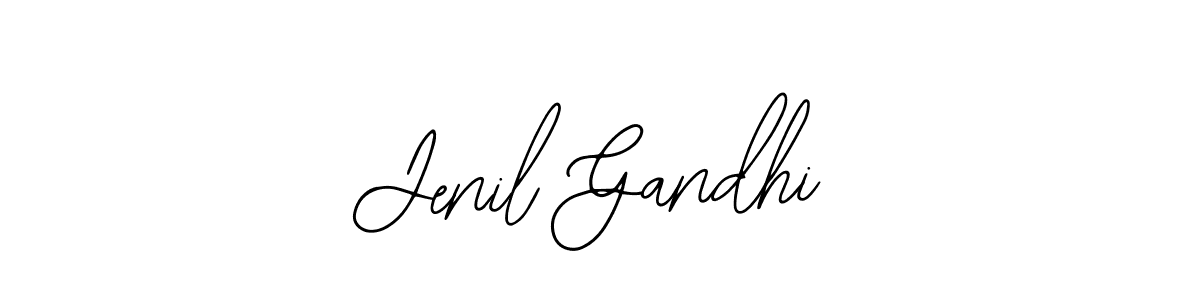 Make a beautiful signature design for name Jenil Gandhi. With this signature (Bearetta-2O07w) style, you can create a handwritten signature for free. Jenil Gandhi signature style 12 images and pictures png