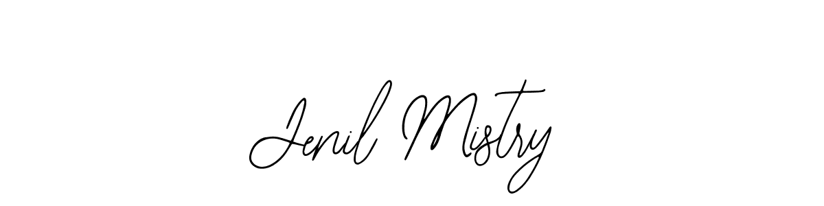 Use a signature maker to create a handwritten signature online. With this signature software, you can design (Bearetta-2O07w) your own signature for name Jenil Mistry. Jenil Mistry signature style 12 images and pictures png