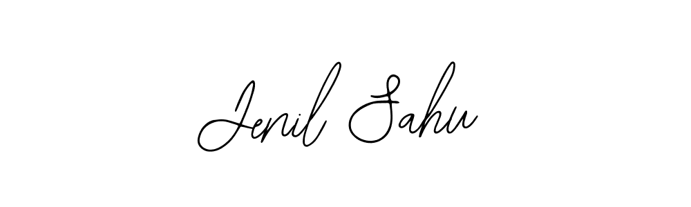 Also You can easily find your signature by using the search form. We will create Jenil Sahu name handwritten signature images for you free of cost using Bearetta-2O07w sign style. Jenil Sahu signature style 12 images and pictures png