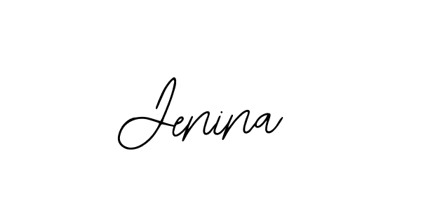 Design your own signature with our free online signature maker. With this signature software, you can create a handwritten (Bearetta-2O07w) signature for name Jenina. Jenina signature style 12 images and pictures png