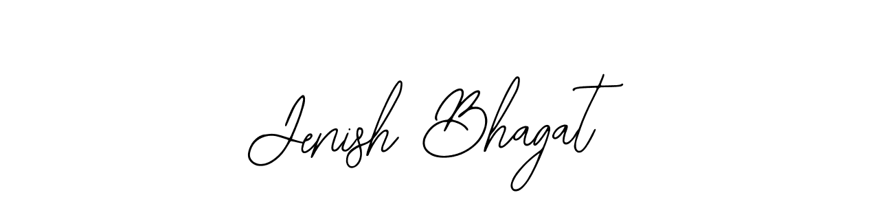 Jenish Bhagat stylish signature style. Best Handwritten Sign (Bearetta-2O07w) for my name. Handwritten Signature Collection Ideas for my name Jenish Bhagat. Jenish Bhagat signature style 12 images and pictures png