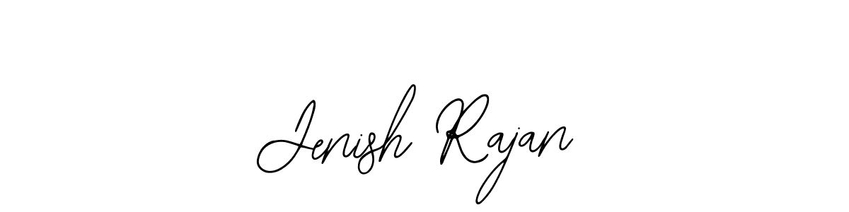 Use a signature maker to create a handwritten signature online. With this signature software, you can design (Bearetta-2O07w) your own signature for name Jenish Rajan. Jenish Rajan signature style 12 images and pictures png