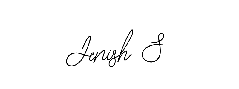 if you are searching for the best signature style for your name Jenish S. so please give up your signature search. here we have designed multiple signature styles  using Bearetta-2O07w. Jenish S signature style 12 images and pictures png