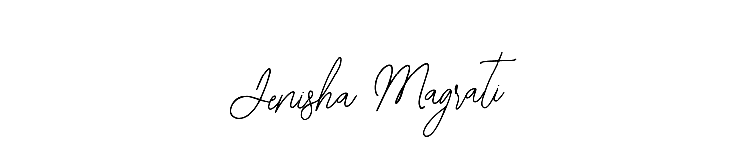 Make a beautiful signature design for name Jenisha Magrati. Use this online signature maker to create a handwritten signature for free. Jenisha Magrati signature style 12 images and pictures png