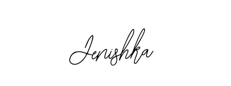 Make a beautiful signature design for name Jenishka. With this signature (Bearetta-2O07w) style, you can create a handwritten signature for free. Jenishka signature style 12 images and pictures png