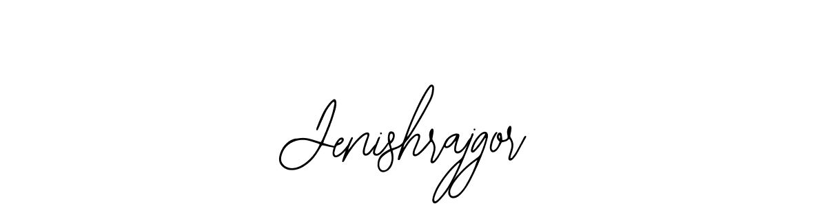How to make Jenishrajgor signature? Bearetta-2O07w is a professional autograph style. Create handwritten signature for Jenishrajgor name. Jenishrajgor signature style 12 images and pictures png