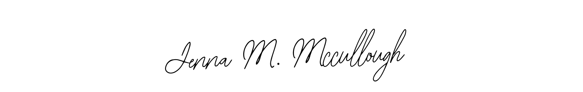 Bearetta-2O07w is a professional signature style that is perfect for those who want to add a touch of class to their signature. It is also a great choice for those who want to make their signature more unique. Get Jenna M. Mccullough name to fancy signature for free. Jenna M. Mccullough signature style 12 images and pictures png