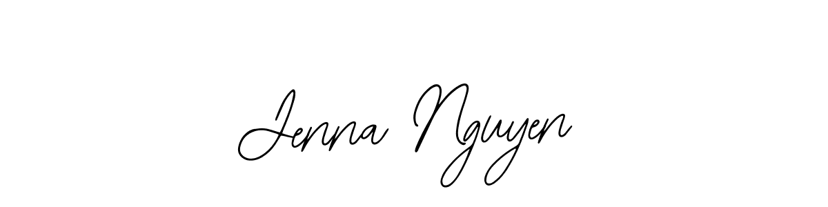 Best and Professional Signature Style for Jenna Nguyen. Bearetta-2O07w Best Signature Style Collection. Jenna Nguyen signature style 12 images and pictures png