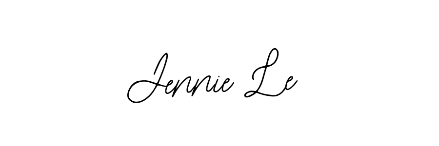 Jennie Le stylish signature style. Best Handwritten Sign (Bearetta-2O07w) for my name. Handwritten Signature Collection Ideas for my name Jennie Le. Jennie Le signature style 12 images and pictures png