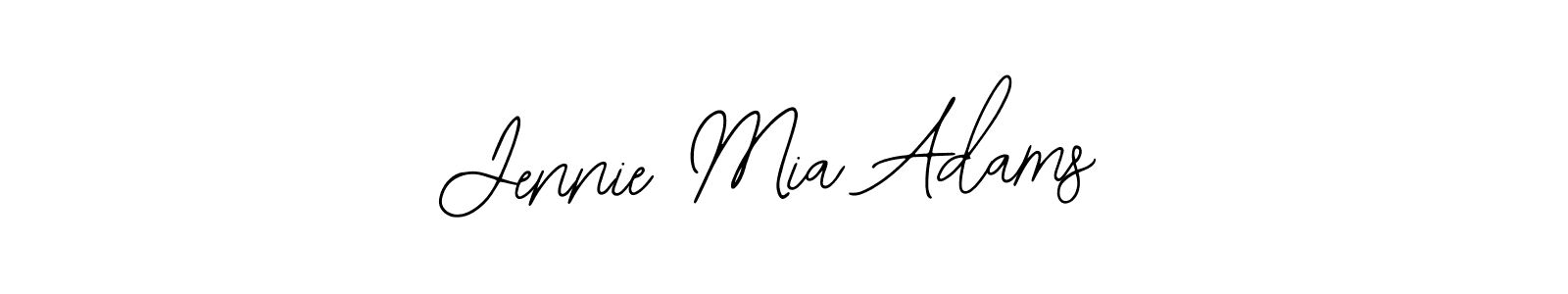 Make a beautiful signature design for name Jennie Mia Adams. Use this online signature maker to create a handwritten signature for free. Jennie Mia Adams signature style 12 images and pictures png
