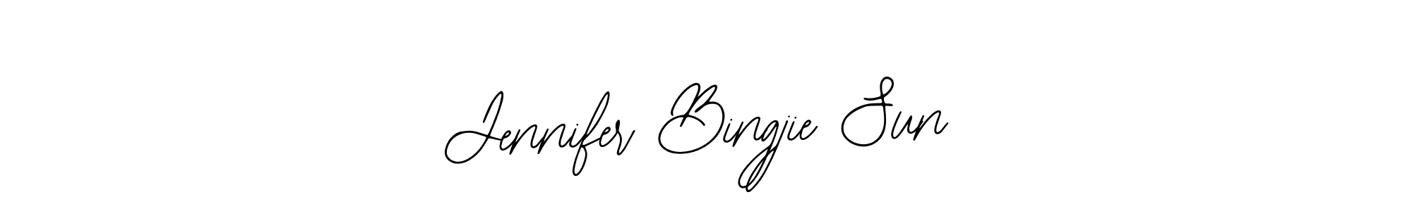 Design your own signature with our free online signature maker. With this signature software, you can create a handwritten (Bearetta-2O07w) signature for name Jennifer Bingjie Sun. Jennifer Bingjie Sun signature style 12 images and pictures png
