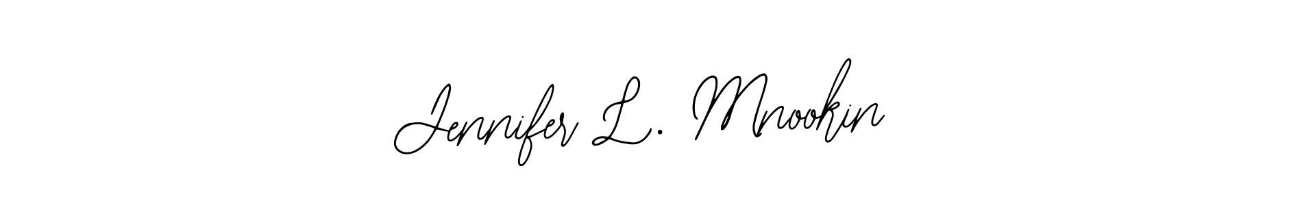 Use a signature maker to create a handwritten signature online. With this signature software, you can design (Bearetta-2O07w) your own signature for name Jennifer L. Mnookin. Jennifer L. Mnookin signature style 12 images and pictures png