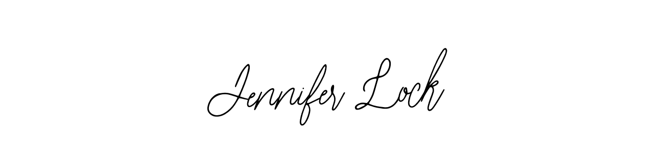 How to make Jennifer Lock name signature. Use Bearetta-2O07w style for creating short signs online. This is the latest handwritten sign. Jennifer Lock signature style 12 images and pictures png