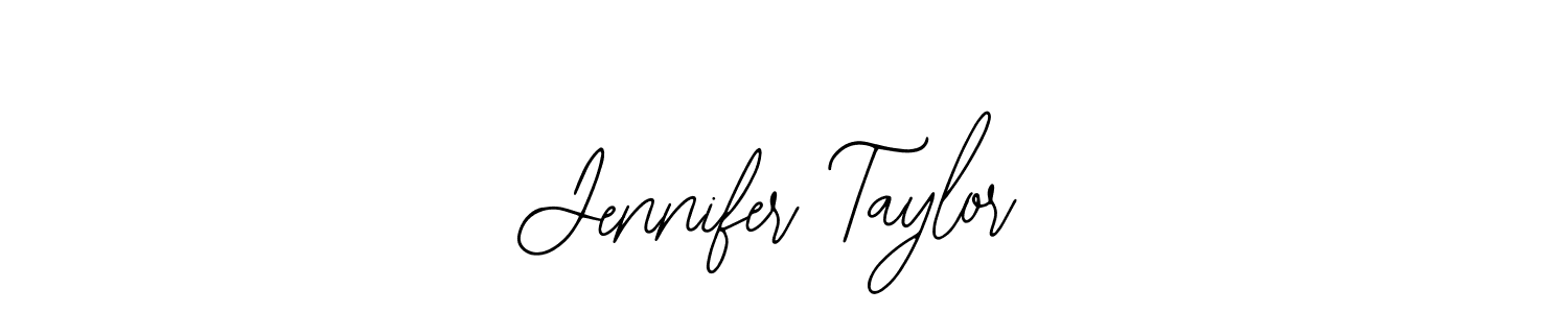 How to make Jennifer Taylor name signature. Use Bearetta-2O07w style for creating short signs online. This is the latest handwritten sign. Jennifer Taylor signature style 12 images and pictures png