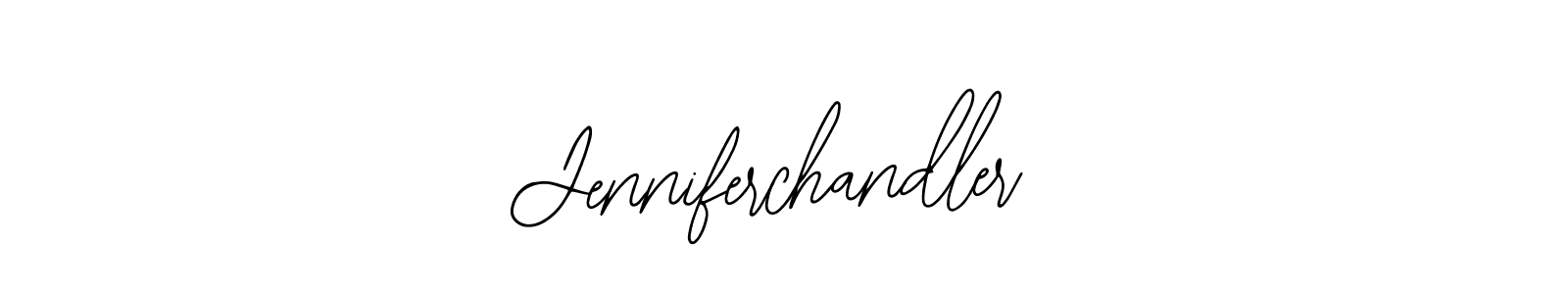 How to make Jenniferchandler name signature. Use Bearetta-2O07w style for creating short signs online. This is the latest handwritten sign. Jenniferchandler signature style 12 images and pictures png