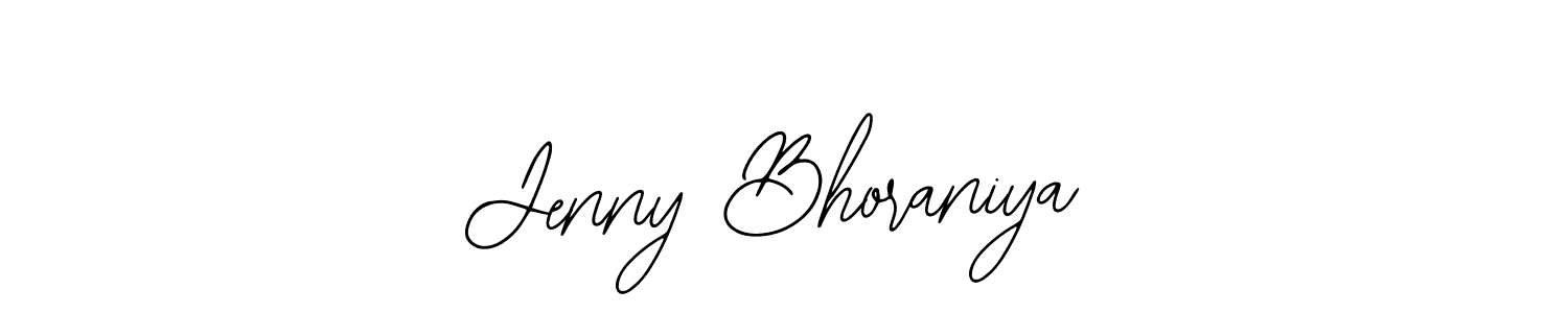 Design your own signature with our free online signature maker. With this signature software, you can create a handwritten (Bearetta-2O07w) signature for name Jenny Bhoraniya. Jenny Bhoraniya signature style 12 images and pictures png