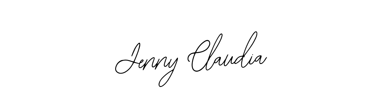 Bearetta-2O07w is a professional signature style that is perfect for those who want to add a touch of class to their signature. It is also a great choice for those who want to make their signature more unique. Get Jenny Claudia name to fancy signature for free. Jenny Claudia signature style 12 images and pictures png