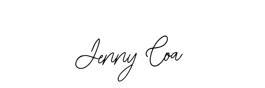 Make a beautiful signature design for name Jenny Coa. Use this online signature maker to create a handwritten signature for free. Jenny Coa signature style 12 images and pictures png