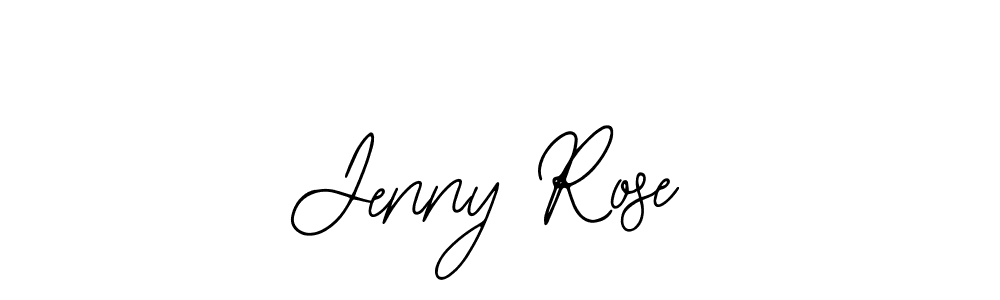 Use a signature maker to create a handwritten signature online. With this signature software, you can design (Bearetta-2O07w) your own signature for name Jenny Rose. Jenny Rose signature style 12 images and pictures png