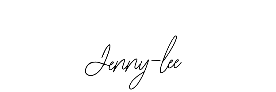 Design your own signature with our free online signature maker. With this signature software, you can create a handwritten (Bearetta-2O07w) signature for name Jenny-lee. Jenny-lee signature style 12 images and pictures png