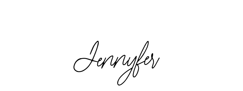 if you are searching for the best signature style for your name Jennyfer. so please give up your signature search. here we have designed multiple signature styles  using Bearetta-2O07w. Jennyfer signature style 12 images and pictures png