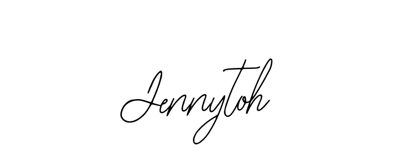 Make a beautiful signature design for name Jennytoh. With this signature (Bearetta-2O07w) style, you can create a handwritten signature for free. Jennytoh signature style 12 images and pictures png