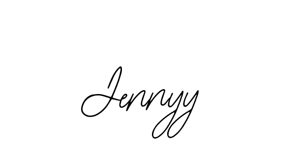 How to make Jennyy signature? Bearetta-2O07w is a professional autograph style. Create handwritten signature for Jennyy name. Jennyy signature style 12 images and pictures png
