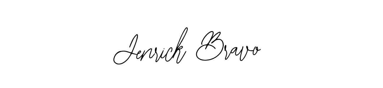 if you are searching for the best signature style for your name Jenrick Bravo. so please give up your signature search. here we have designed multiple signature styles  using Bearetta-2O07w. Jenrick Bravo signature style 12 images and pictures png