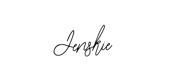 How to make Jenskie signature? Bearetta-2O07w is a professional autograph style. Create handwritten signature for Jenskie name. Jenskie signature style 12 images and pictures png