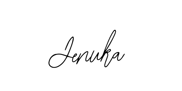 Jenuka stylish signature style. Best Handwritten Sign (Bearetta-2O07w) for my name. Handwritten Signature Collection Ideas for my name Jenuka. Jenuka signature style 12 images and pictures png