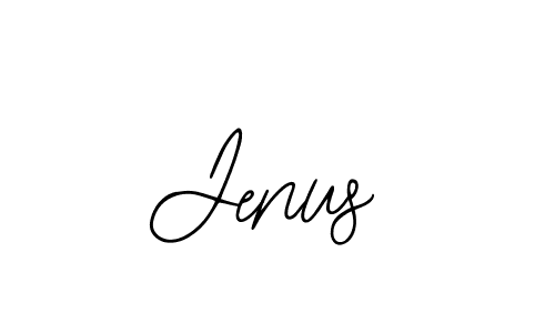 Design your own signature with our free online signature maker. With this signature software, you can create a handwritten (Bearetta-2O07w) signature for name Jenus. Jenus signature style 12 images and pictures png
