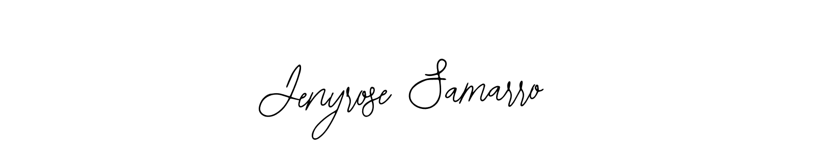 The best way (Bearetta-2O07w) to make a short signature is to pick only two or three words in your name. The name Jenyrose Samarro include a total of six letters. For converting this name. Jenyrose Samarro signature style 12 images and pictures png