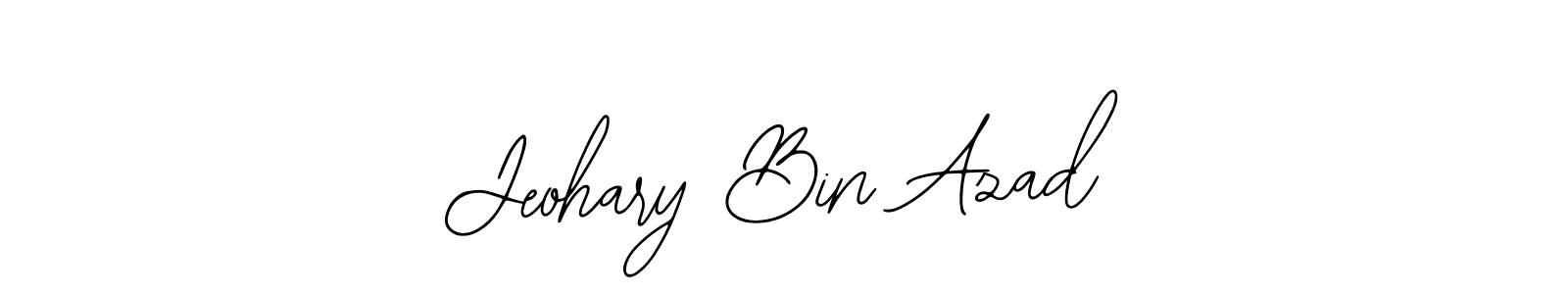 It looks lik you need a new signature style for name Jeohary Bin Azad. Design unique handwritten (Bearetta-2O07w) signature with our free signature maker in just a few clicks. Jeohary Bin Azad signature style 12 images and pictures png