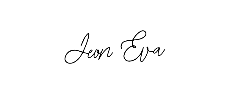 How to Draw Jeon Eva signature style? Bearetta-2O07w is a latest design signature styles for name Jeon Eva. Jeon Eva signature style 12 images and pictures png