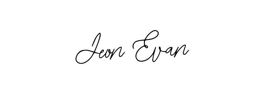 Bearetta-2O07w is a professional signature style that is perfect for those who want to add a touch of class to their signature. It is also a great choice for those who want to make their signature more unique. Get Jeon Evan name to fancy signature for free. Jeon Evan signature style 12 images and pictures png