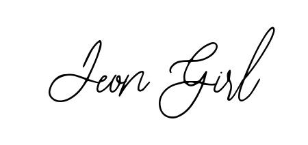 Designed for modern professionals: Jeon Girl name signature crafted with Bearetta-2O07w script. Ready for digital PDF workflows. Jeon Girl signature style 12 images and pictures png