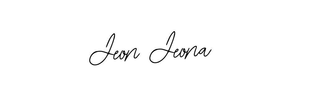 Design your own signature with our free online signature maker. With this signature software, you can create a handwritten (Bearetta-2O07w) signature for name Jeon Jeona. Jeon Jeona signature style 12 images and pictures png