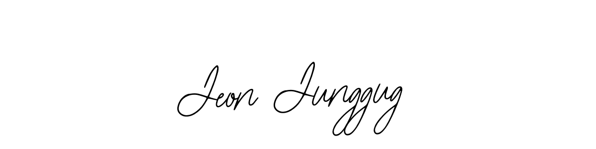 Use a signature maker to create a handwritten signature online. With this signature software, you can design (Bearetta-2O07w) your own signature for name Jeon Junggug. Jeon Junggug signature style 12 images and pictures png