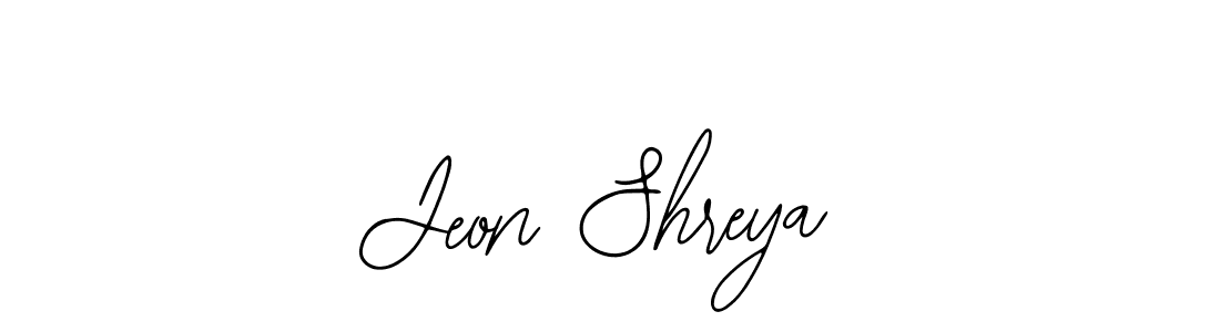 Design your own signature with our free online signature maker. With this signature software, you can create a handwritten (Bearetta-2O07w) signature for name Jeon Shreya. Jeon Shreya signature style 12 images and pictures png