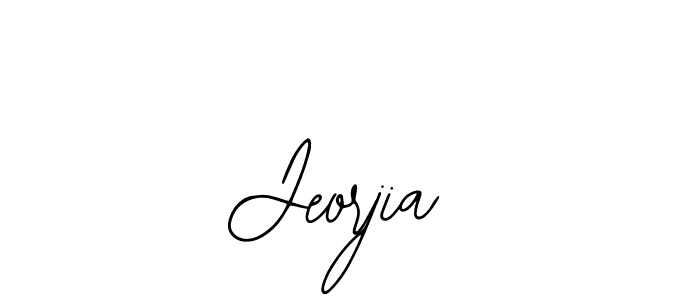 The best way (Bearetta-2O07w) to make a short signature is to pick only two or three words in your name. The name Jeorjia include a total of six letters. For converting this name. Jeorjia signature style 12 images and pictures png