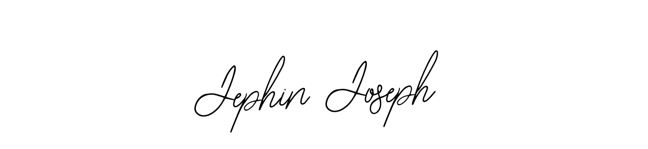 How to Draw Jephin Joseph signature style? Bearetta-2O07w is a latest design signature styles for name Jephin Joseph. Jephin Joseph signature style 12 images and pictures png